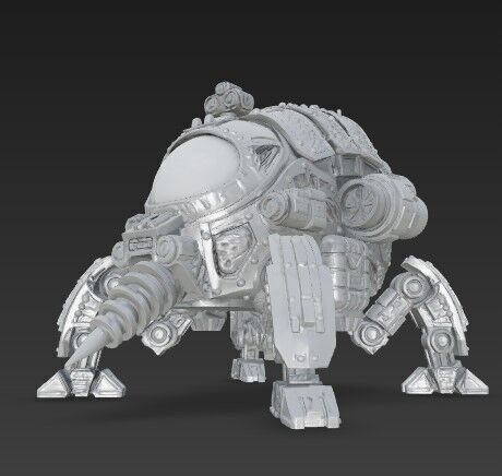 3D Printable Iron Oath Sentinel Sphere Steampunk Explorer  3D model_3