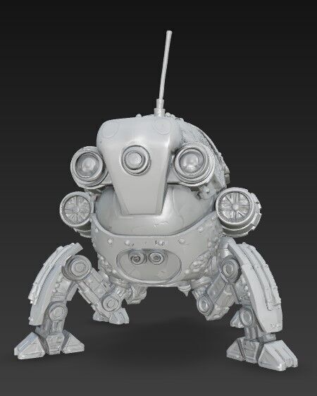 3D Printable Iron Oath Sentinel Sphere Steampunk Explorer  3D model_21