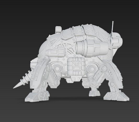 3D Printable Iron Oath Sentinel Sphere Steampunk Explorer  3D model_14