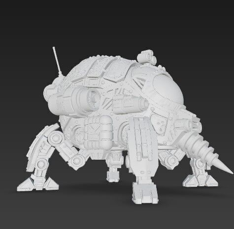 3D Printable Iron Oath Sentinel Sphere Steampunk Explorer  3D model_7