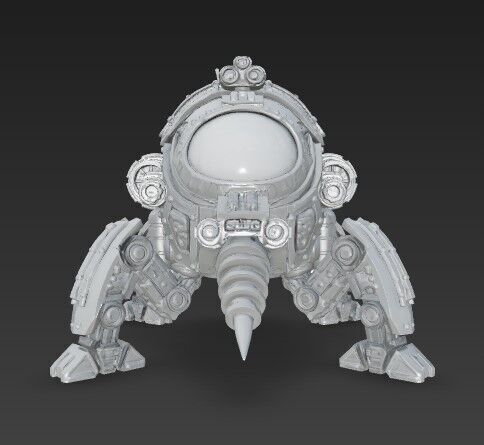 3D Printable Iron Oath Sentinel Sphere Steampunk Explorer  3D model_1
