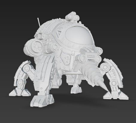 3D Printable Iron Oath Sentinel Sphere Steampunk Explorer  3D model_6