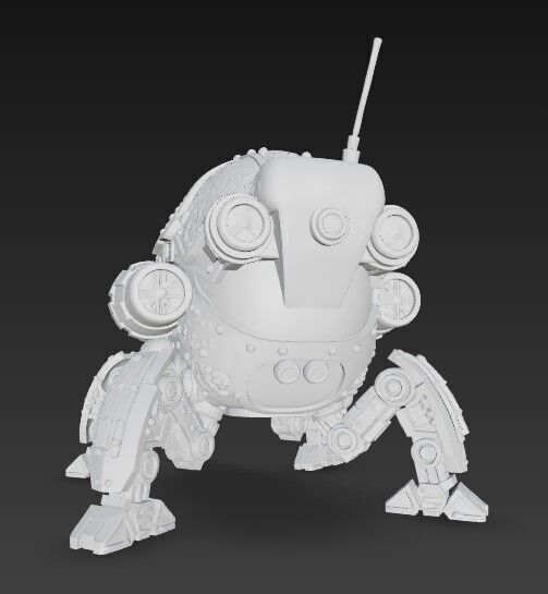 3D Printable Iron Oath Sentinel Sphere Steampunk Explorer  3D model_11