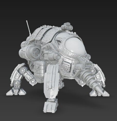 3D Printable Iron Oath Sentinel Sphere Steampunk Explorer  3D model_17