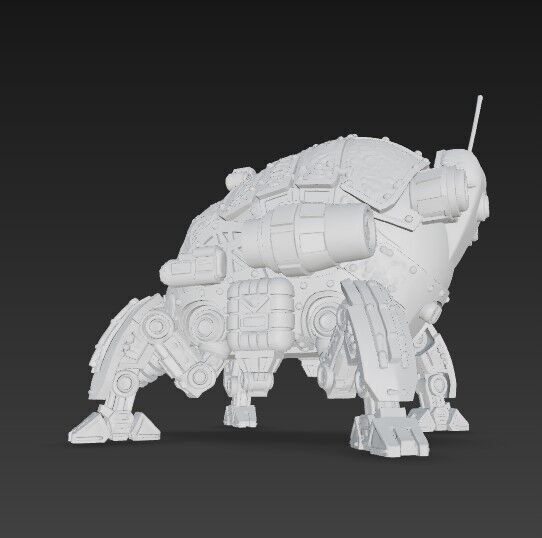 3D Printable Iron Oath Sentinel Sphere Steampunk Explorer  3D model_13