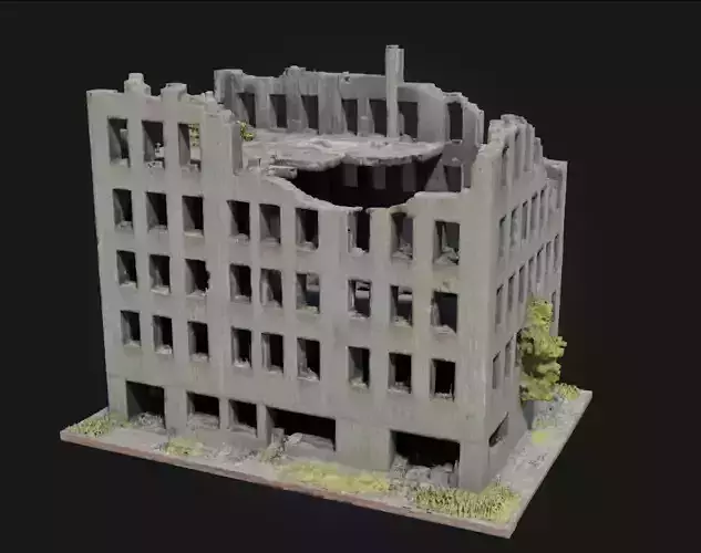 Ruined Structure Model  The Silent Stories of Decay