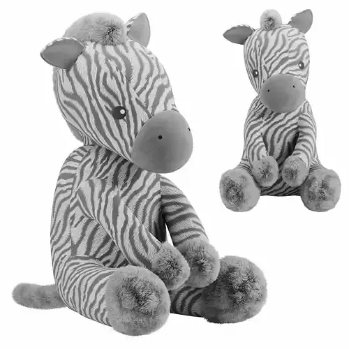 Zebra plush toy