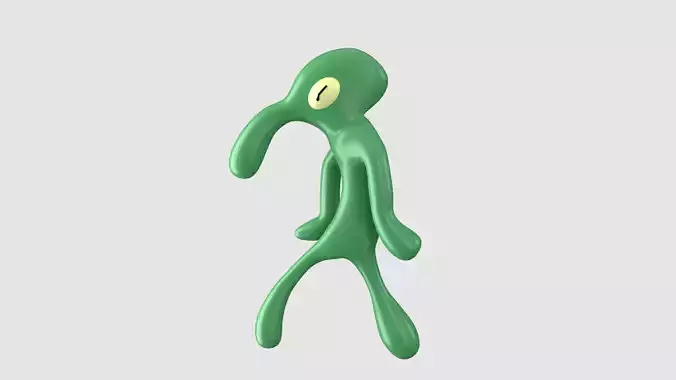 Squidwards Best Work Cartoon Character