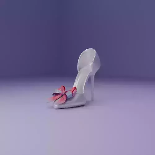 Bow High Heels 3D Models