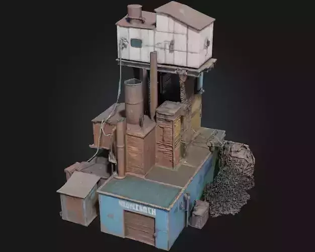 Industrial Stacks  Towering Vents of Heavy Industry