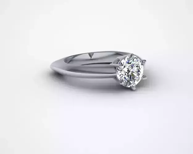 Minimal Solitaire Ring