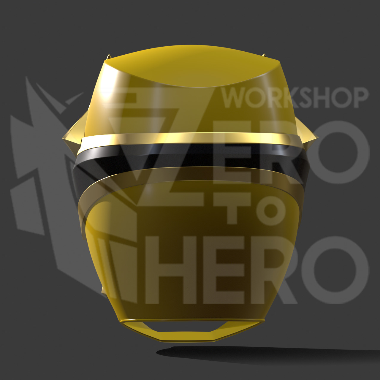No1 Sentai Gozyuger - Gozyuger Yellow Helmet 3D print model_4
