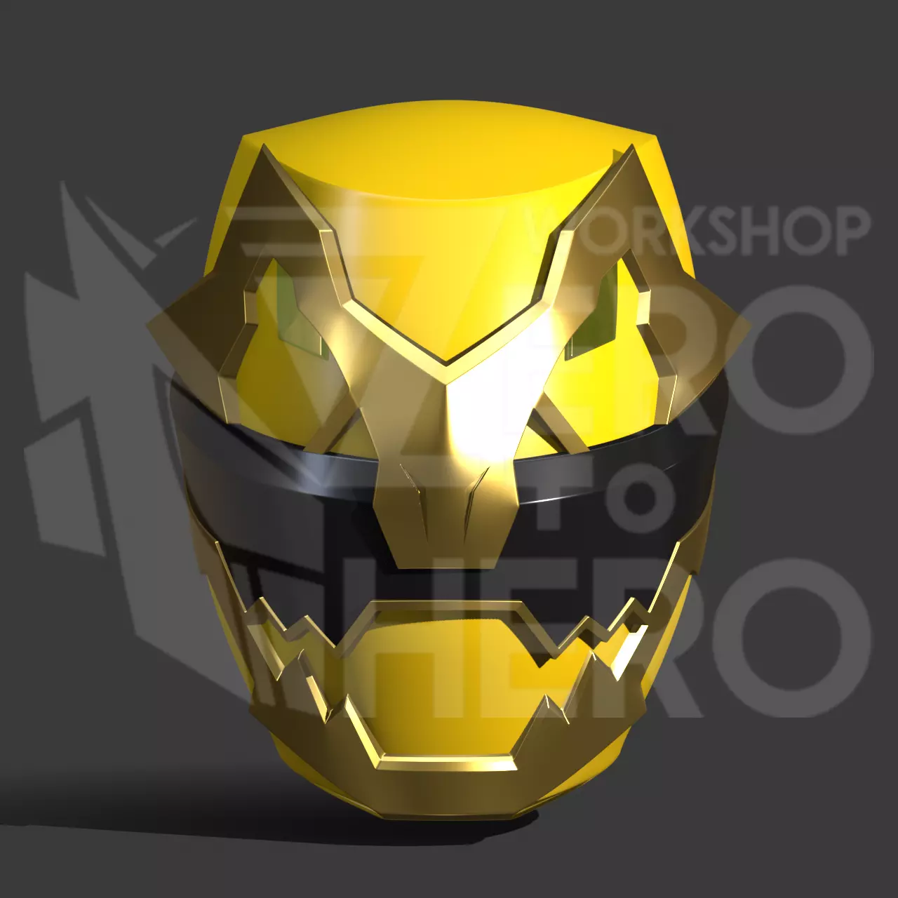 No1 Sentai Gozyuger - Gozyuger Yellow Helmet 3D print model_0