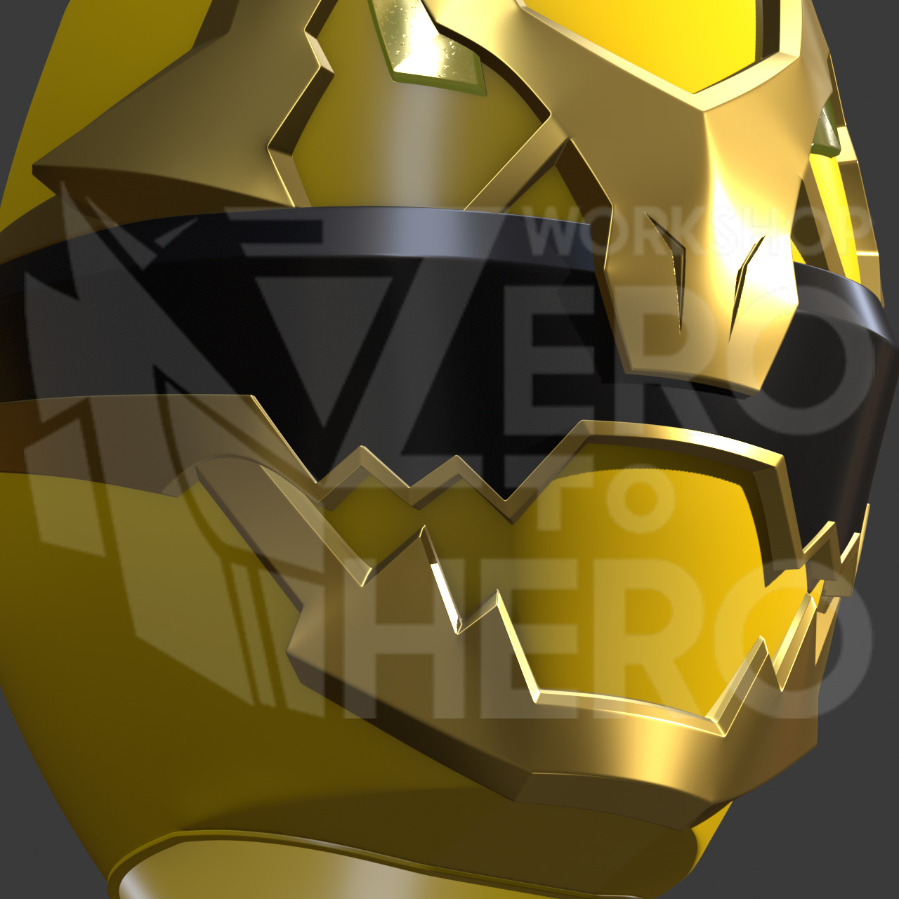 No1 Sentai Gozyuger - Gozyuger Yellow Helmet 3D print model_5