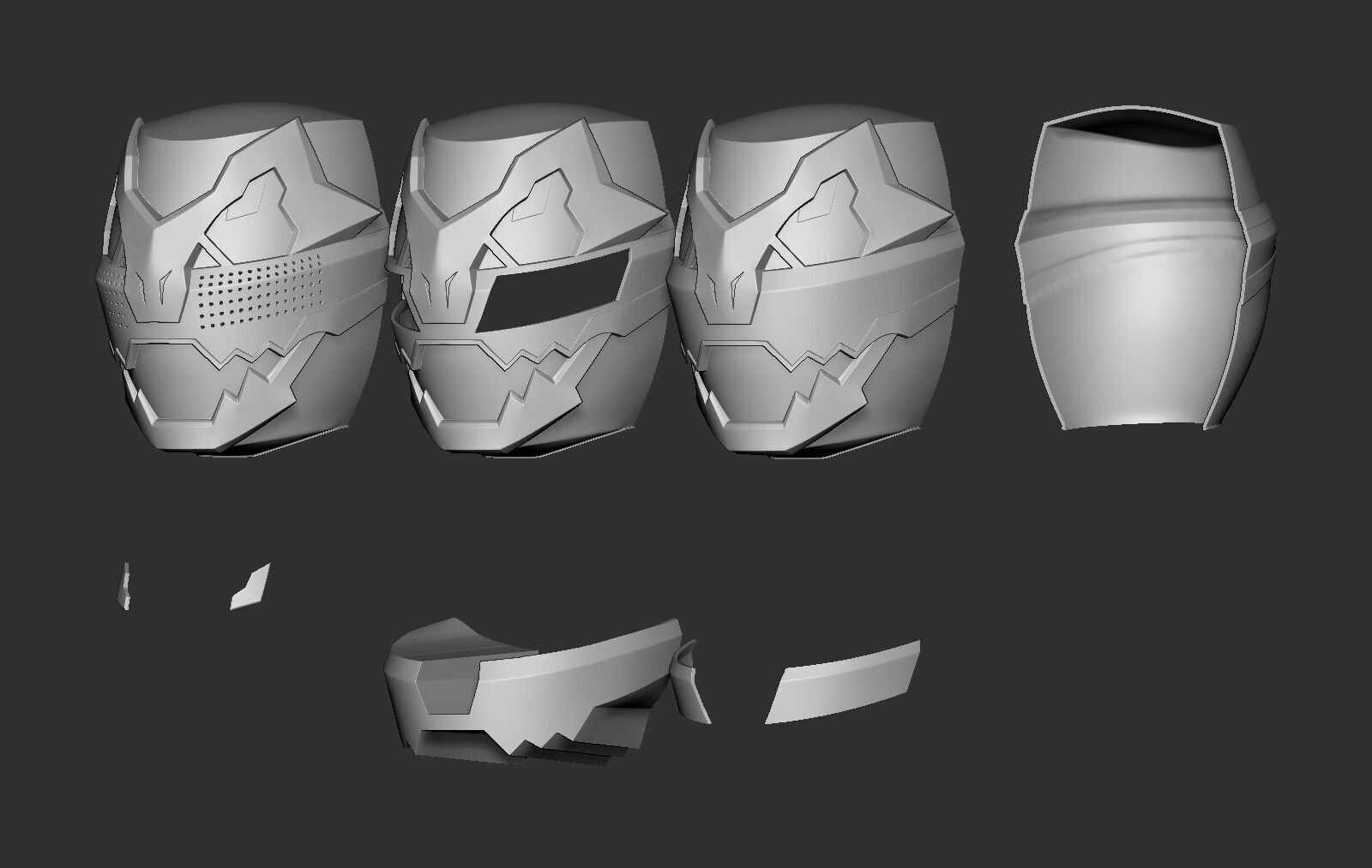 No1 Sentai Gozyuger - Gozyuger Yellow Helmet 3D print model_6