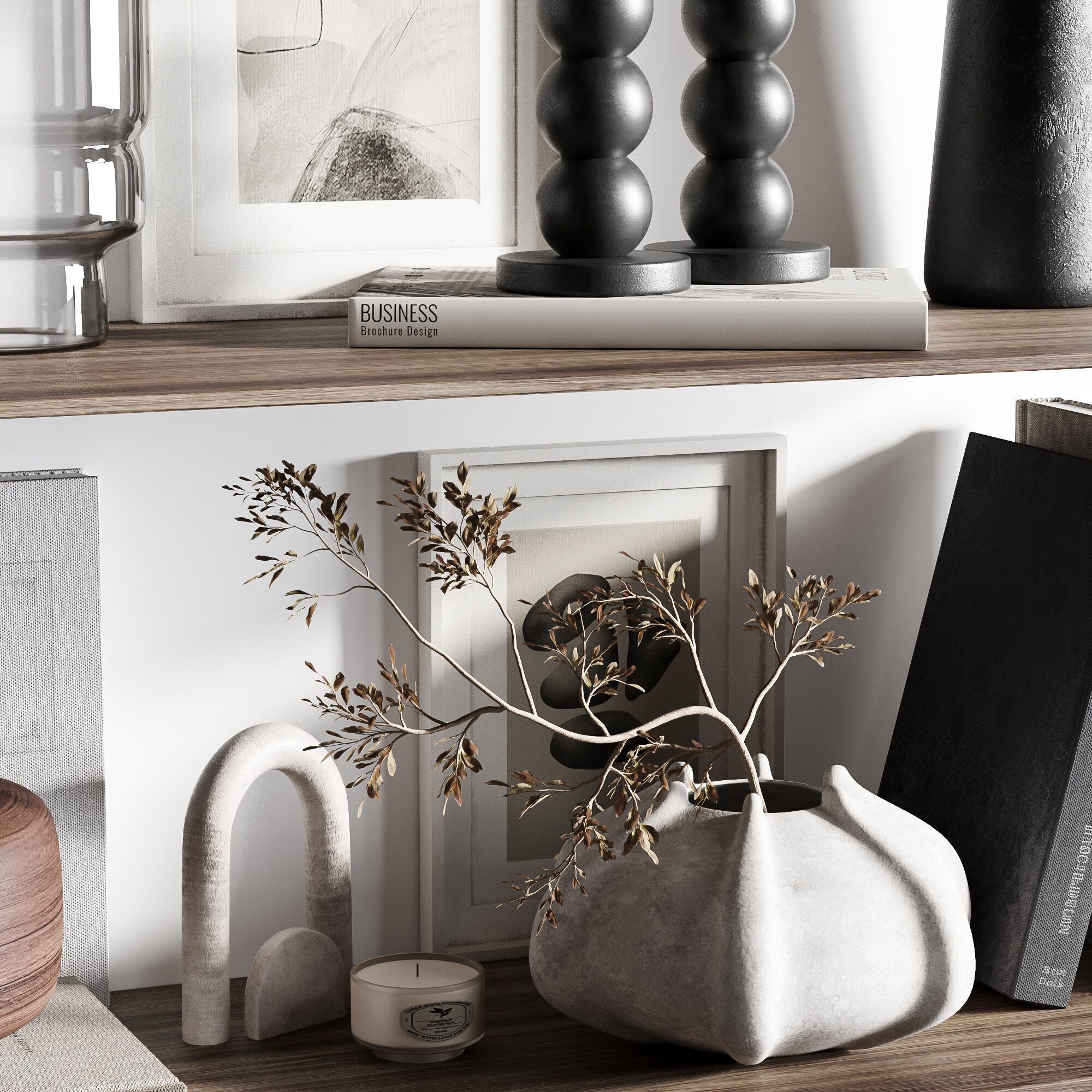 Decorative set18 3D model_2