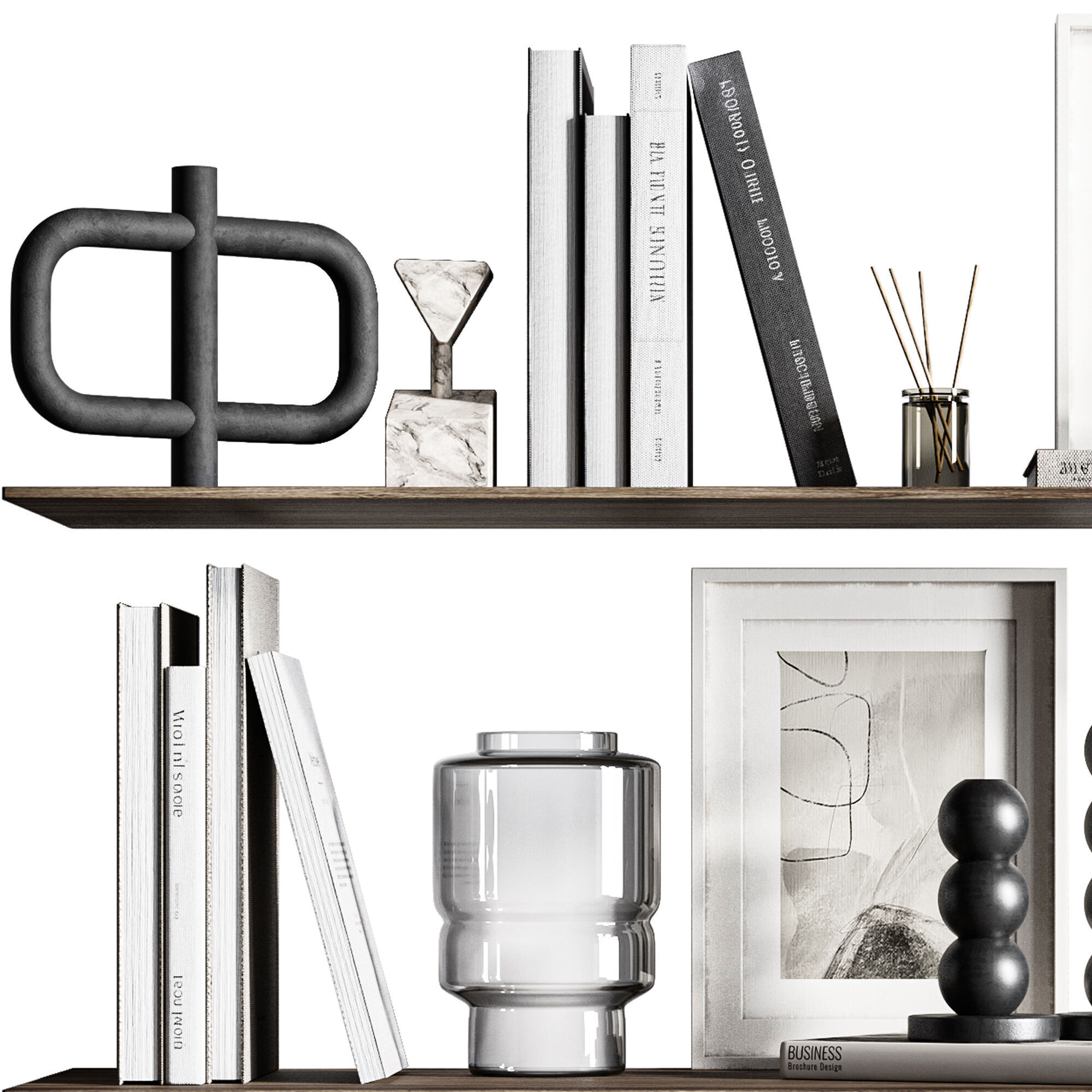 Decorative set18 3D model_5