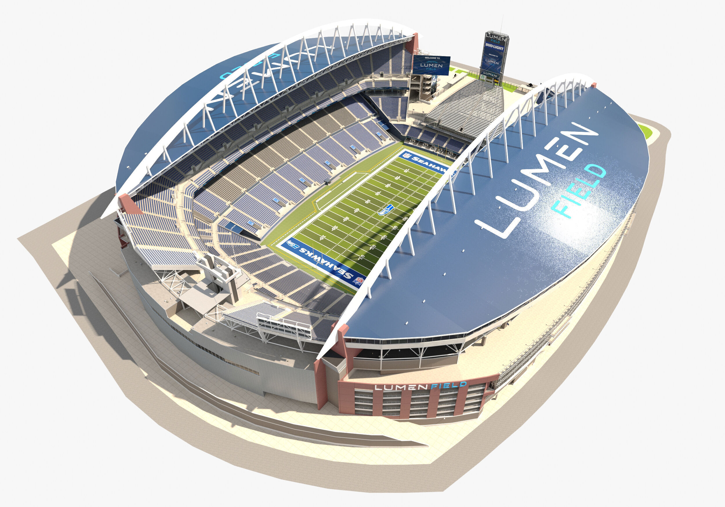 Lumen field 3D model_1