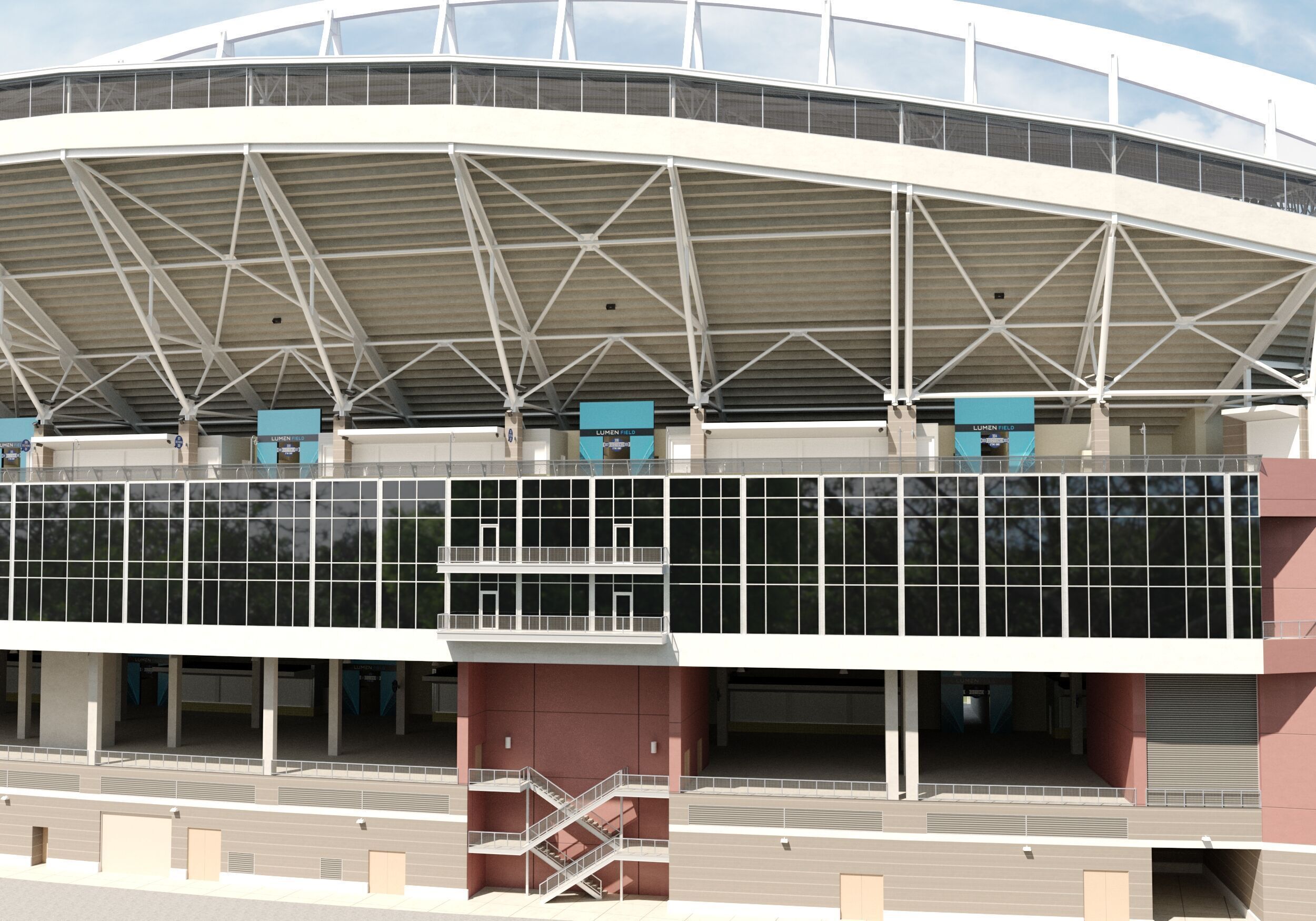 Lumen field 3D model_4