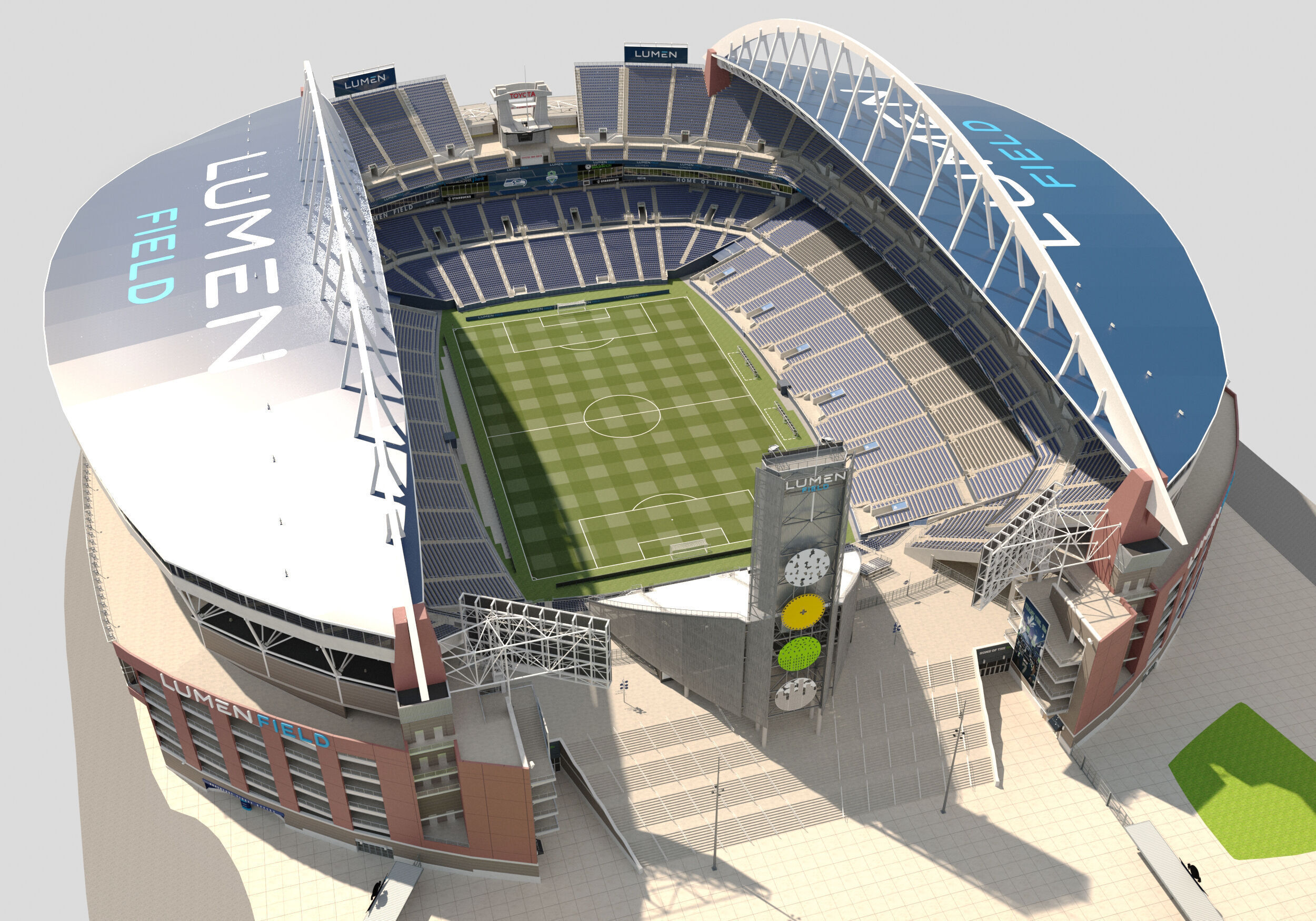 Lumen field 3D model_3