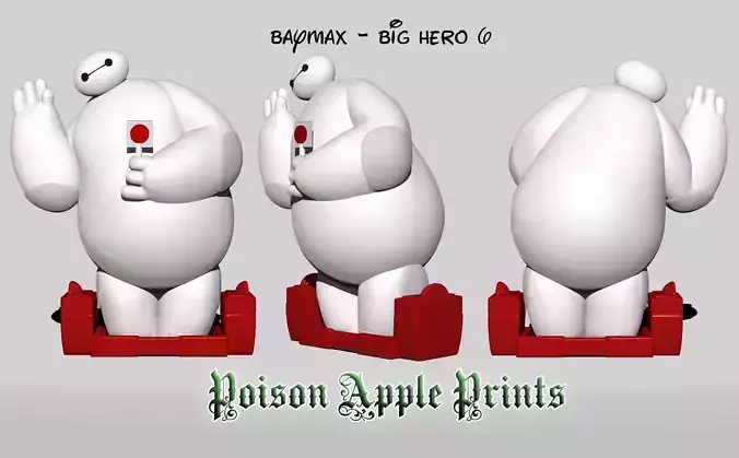 Baymax Character Model - Big Hero 6   3D print model