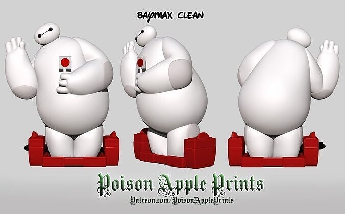 Baymax Character Model - Big Hero 6   3D print model
