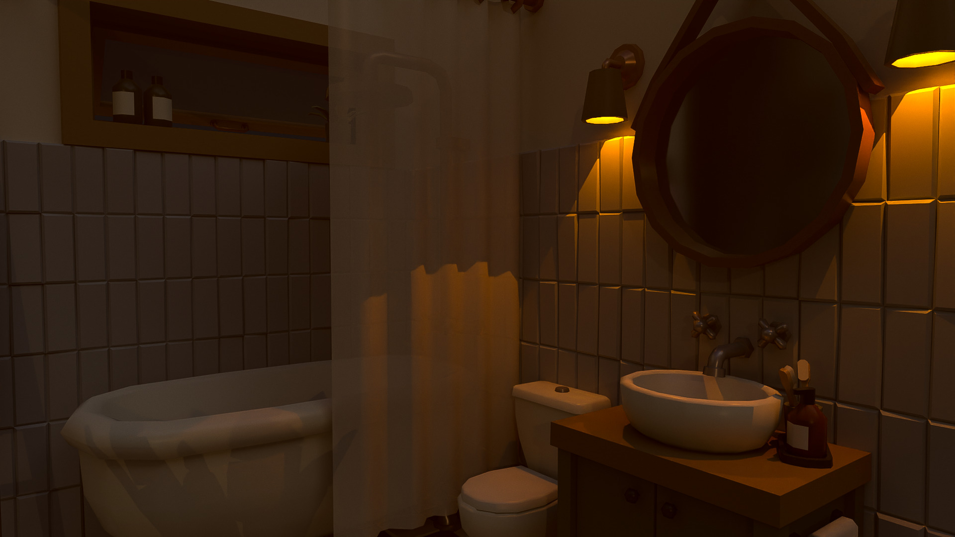 Interior Pack2 Low-poly 3D model_18