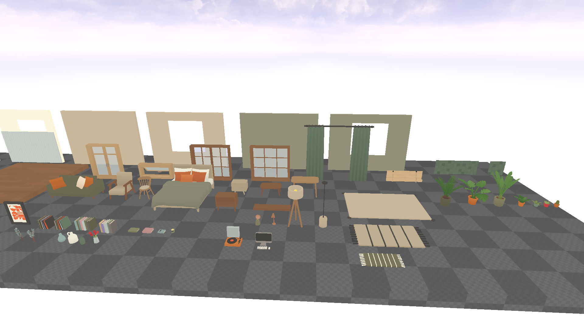 Interior Pack2 Low-poly 3D model_22