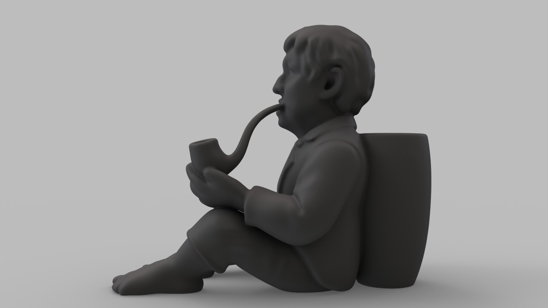 Hobbit Figure 3D print model_3