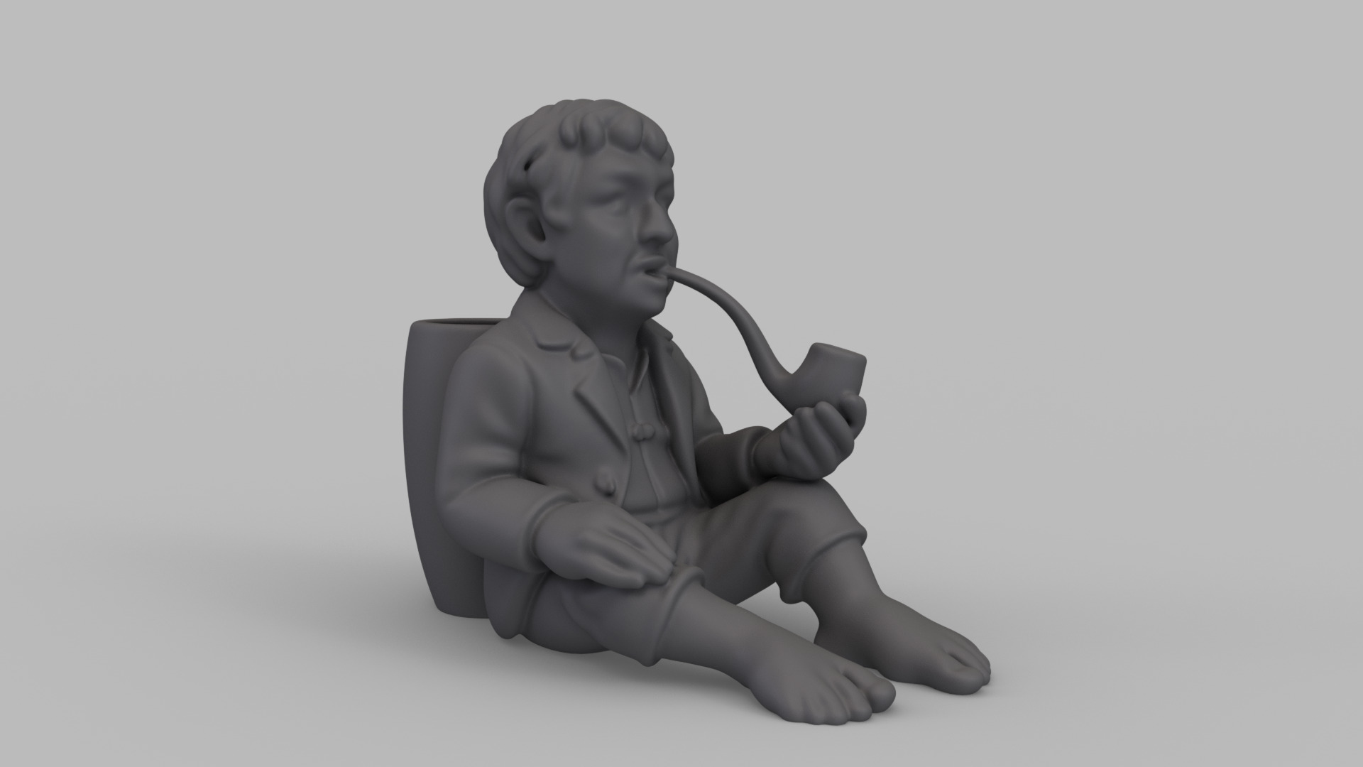 Hobbit Figure 3D print model_4