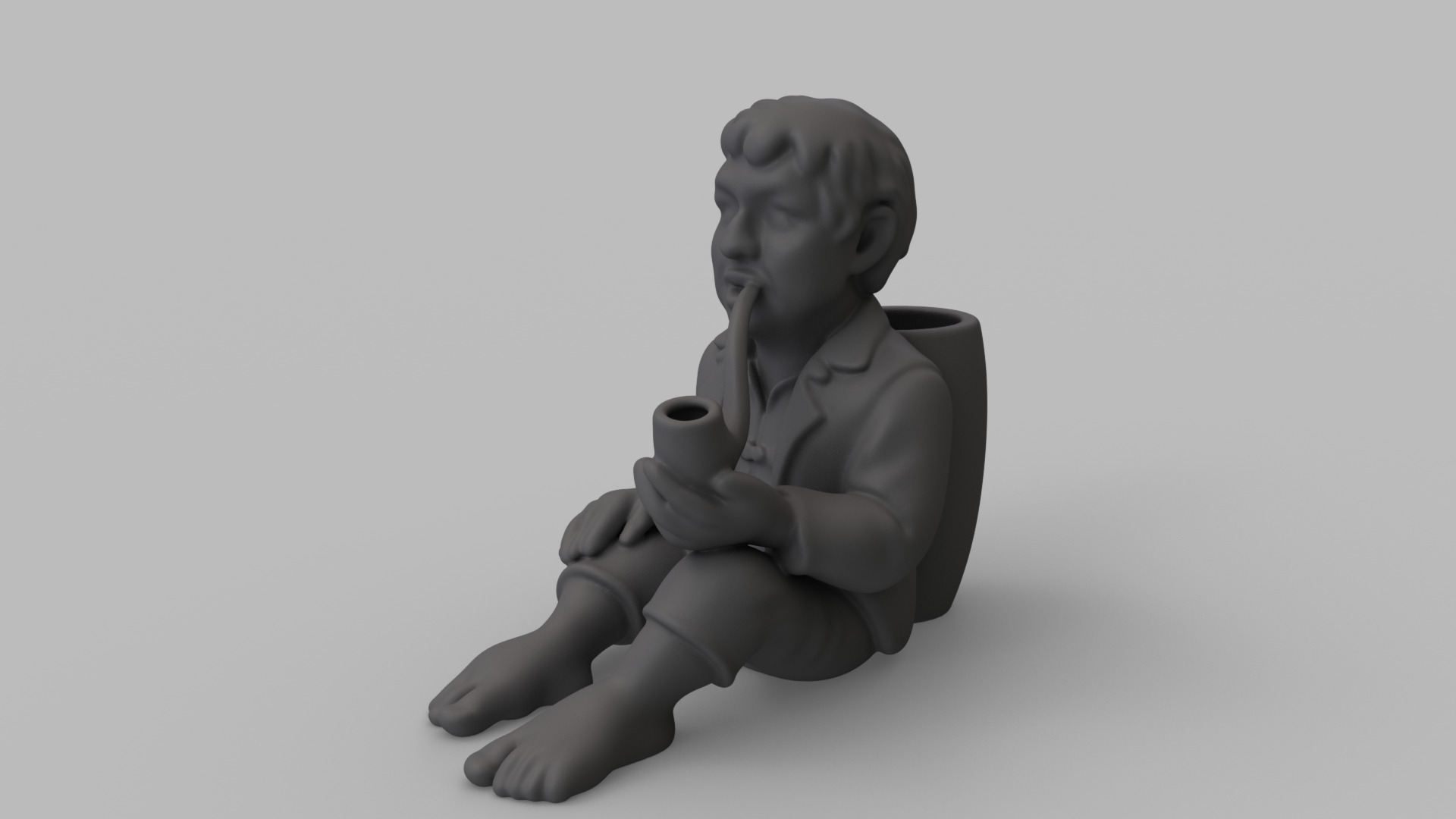Hobbit Figure 3D print model_5