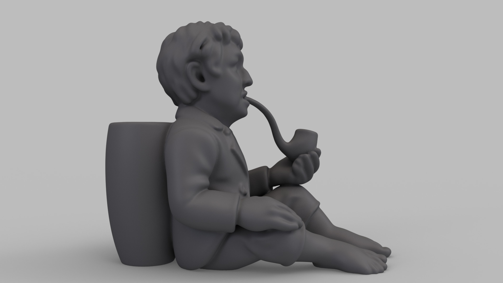Hobbit Figure 3D print model_1