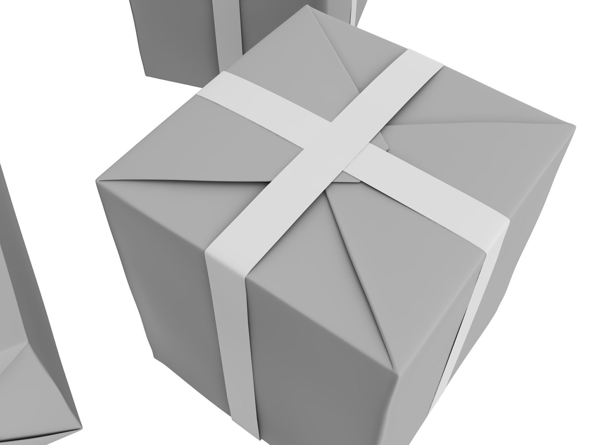 carton Low-poly 3D model_5