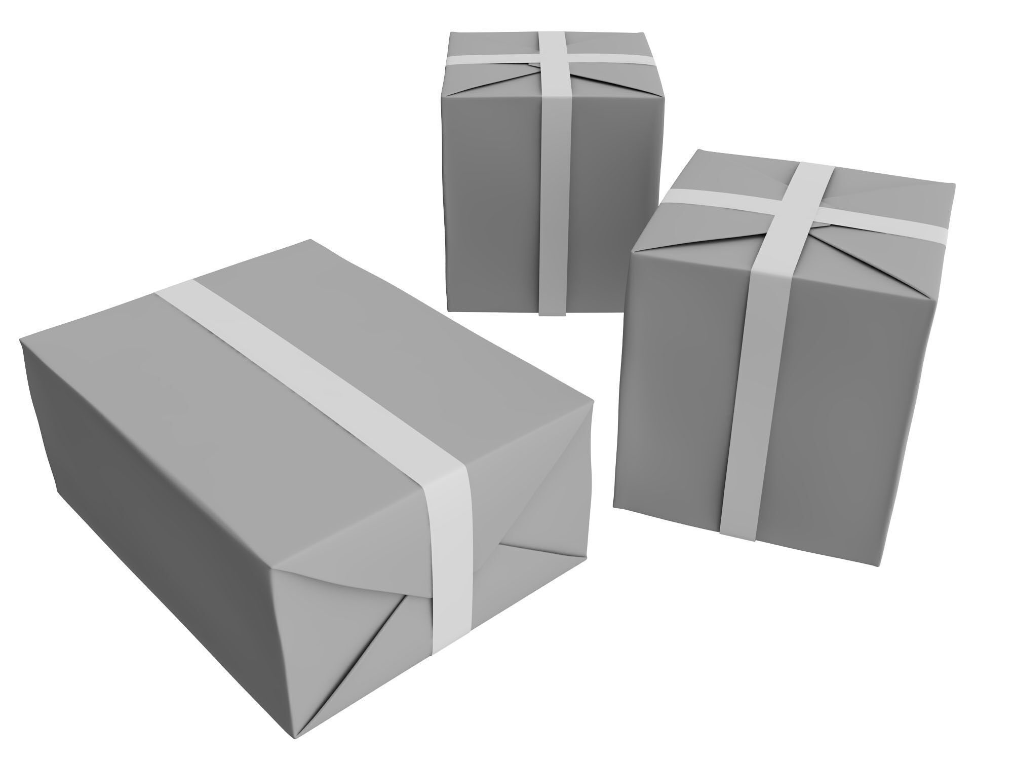carton Low-poly 3D model_7