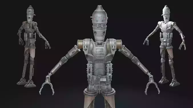 IG-11 Animation-Ready Bounty Hunter Droid