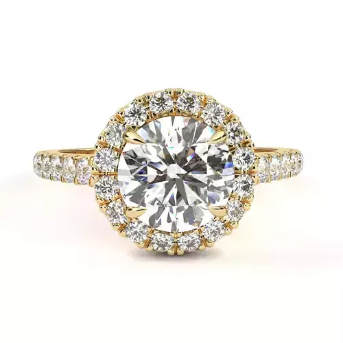 ROUND DIAMOND RING -CAD-277