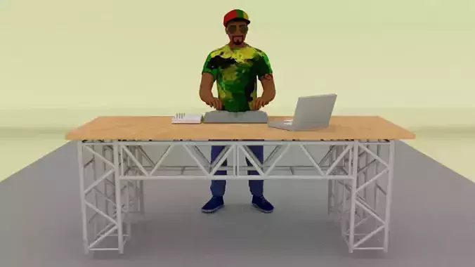 Deejay DJ Disk Jockey Rasta