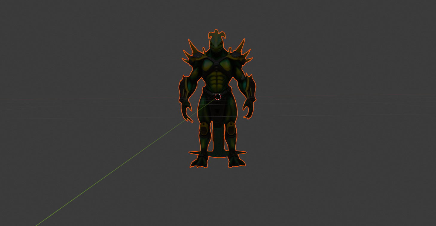  Sci Fi and Hybrid 3D Character Models Low-poly 3D model_10