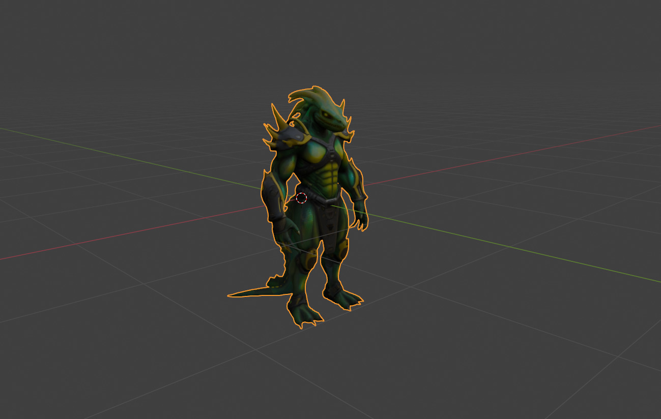  Sci Fi and Hybrid 3D Character Models Low-poly 3D model_2