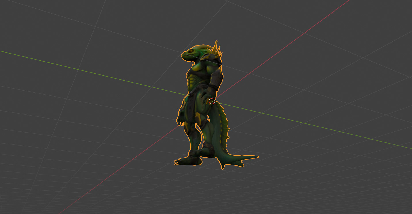  Sci Fi and Hybrid 3D Character Models Low-poly 3D model_4