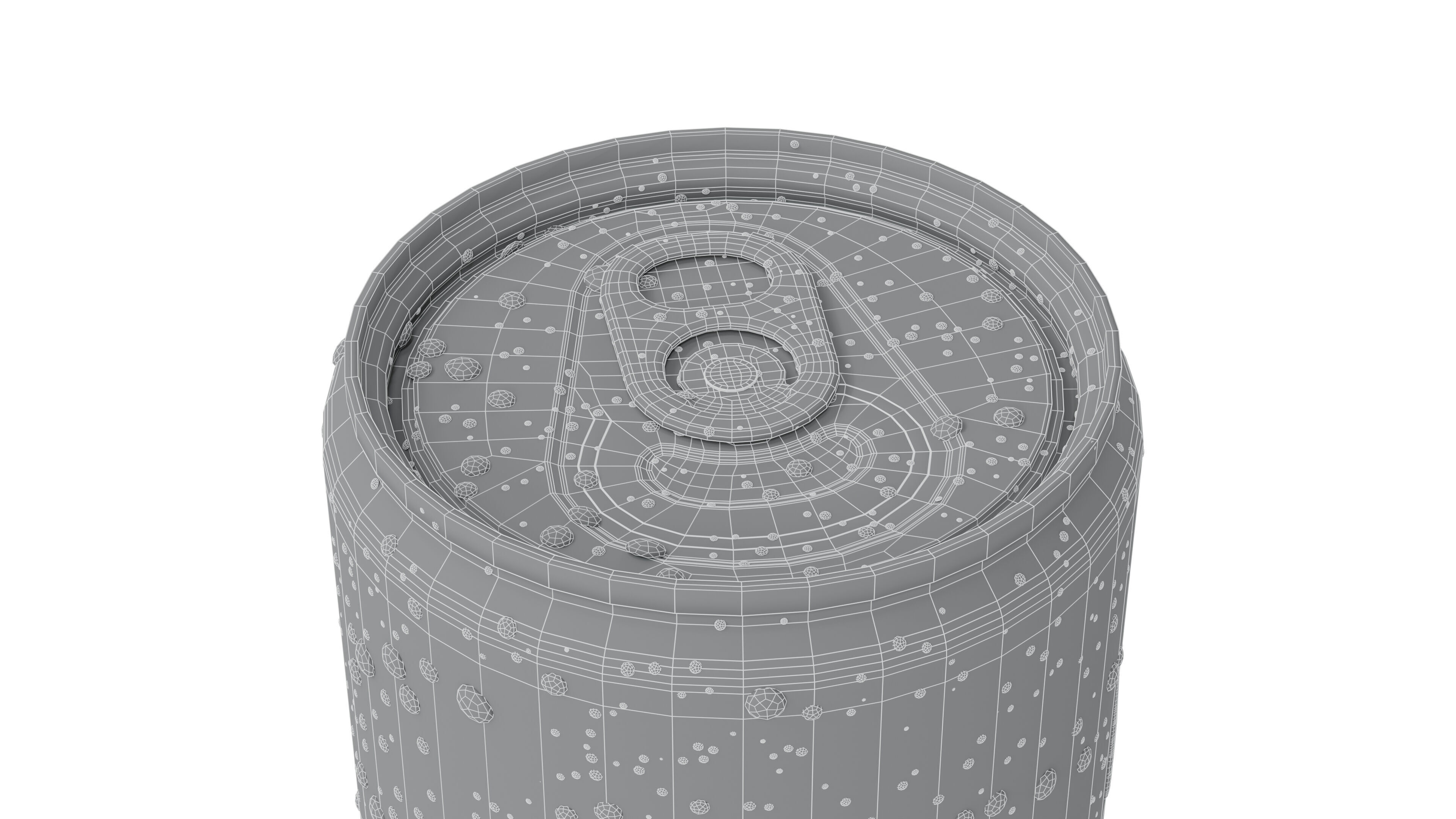 Sodacan 300ml with droplets 3D model_11