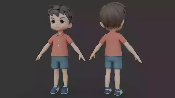 cartoon boy child kid