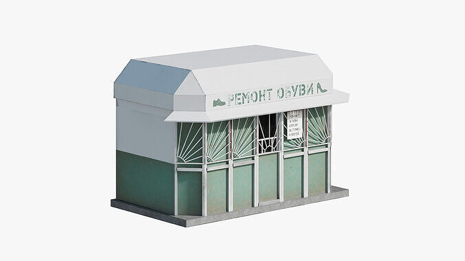 Shoe Repair Kiosk 3D model