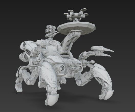 3D Printable Iron Oath Swallow Recon Mechanism 3D model_12