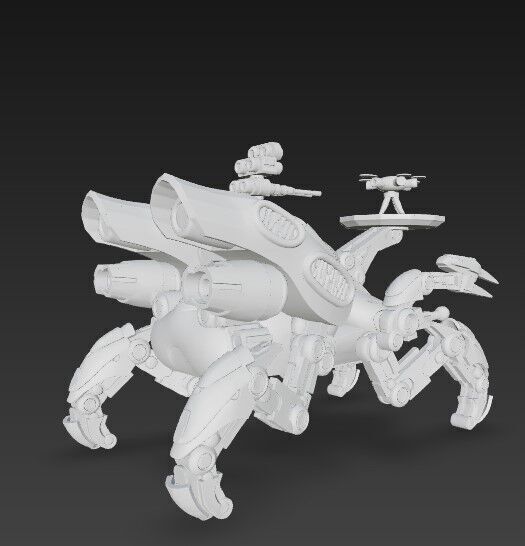 3D Printable Iron Oath Swallow Recon Mechanism 3D model_9