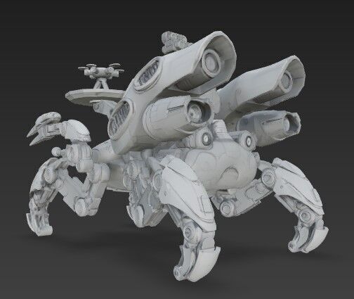 3D Printable Iron Oath Swallow Recon Mechanism 3D model_22