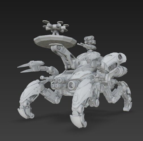 3D Printable Iron Oath Swallow Recon Mechanism 3D model_2