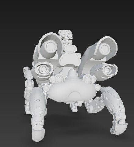 3D Printable Iron Oath Swallow Recon Mechanism 3D model_11