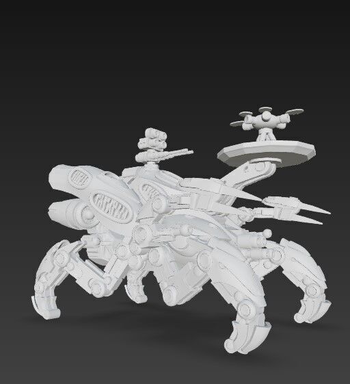 3D Printable Iron Oath Swallow Recon Mechanism 3D model_7