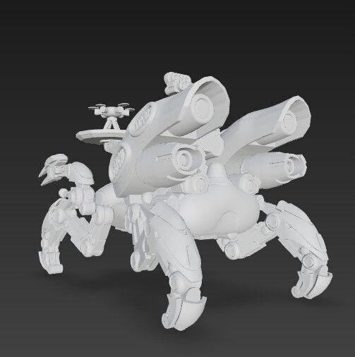 3D Printable Iron Oath Swallow Recon Mechanism 3D model_13